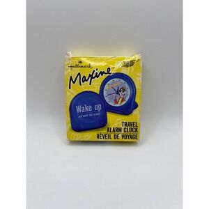 Hallmark Maxine Travel Alarm Clock W Box Wake Up And Smell The Crabby Humor